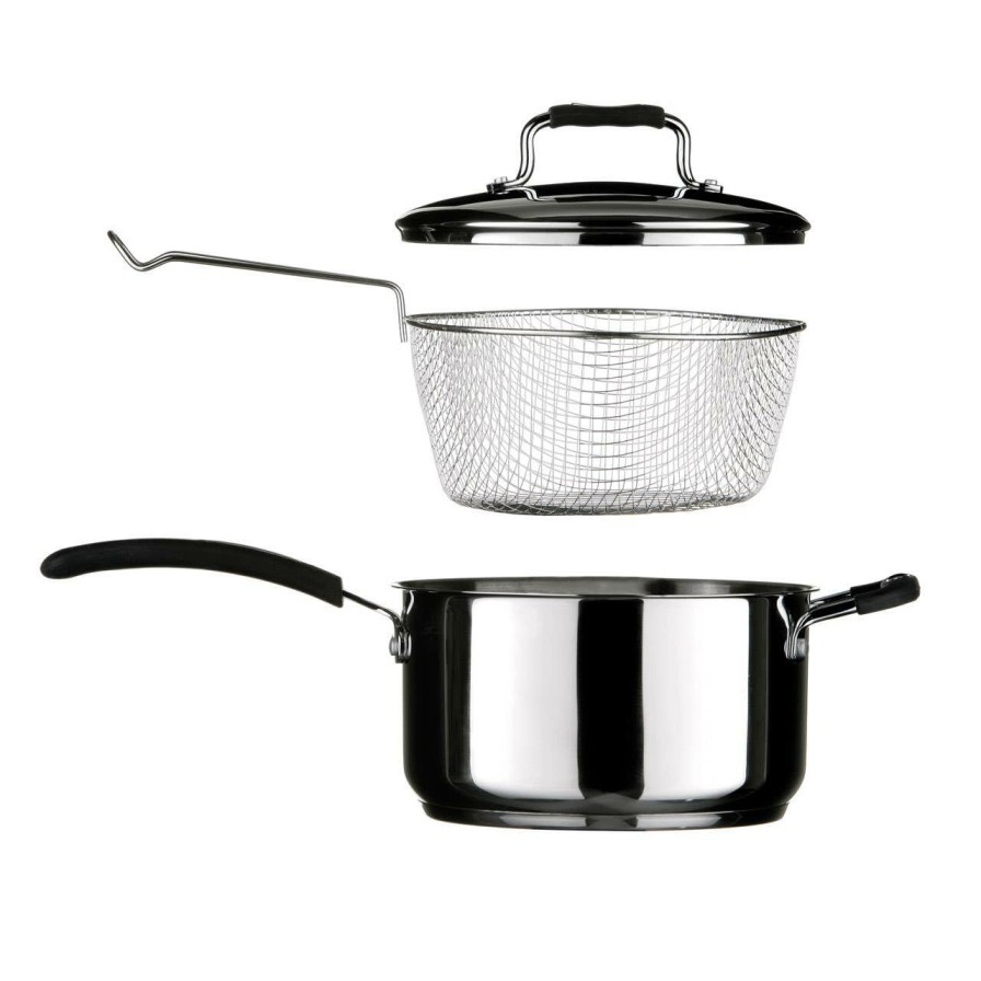 Kitchen and Dining Premier Pots and Pans | Tenzo S Ii Series Chip Pan With Glass Lid