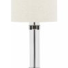 Accessories Fifty Five South Table Lamps | Eman Matte Silver And Ivory Table Lamp