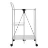 FURNITURE Premier Bar Carts and Trolleys | White Rectangular Folding Kitchen Trolley