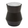 FURNITURE Fifty Five South Side Tables | Lino Small Black Drum Side Table