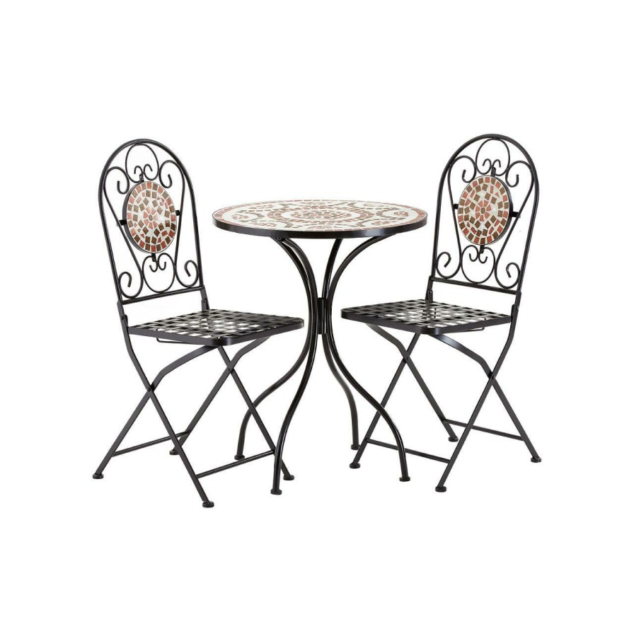 Outdoor Premier Tables and Sets | Amalfi Terracotta Mosaic Table Set