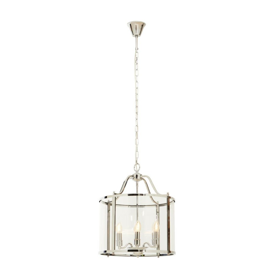 Accessories Fifty Five South Decorative Lights | Hampstead 6 Bulb Chrome Pendant Light