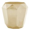 FURNITURE Premier Side Tables | Allure Champagne Gold Diamond Cut End Table