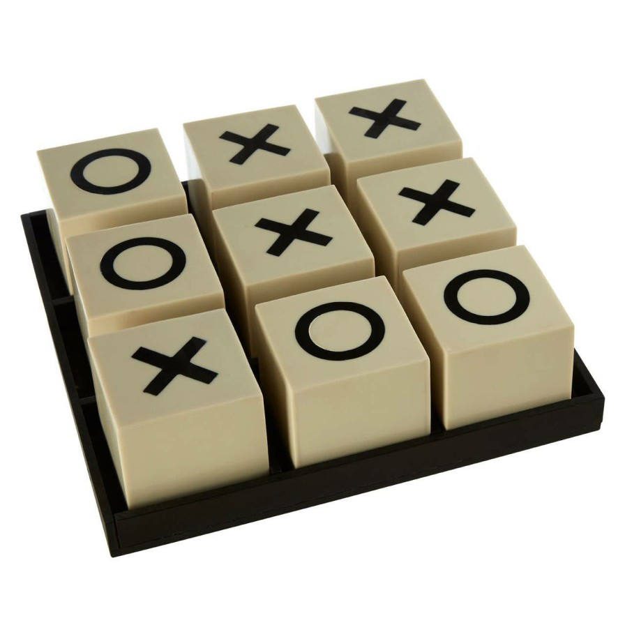 Accessories Fifty Five South Games | Churchill Large White Noughts Crosses Game