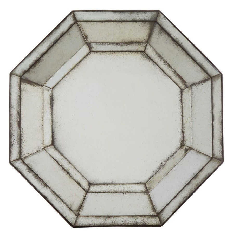 Bathe and Utility Fifty Five South Mirrors | Riza 3D Hexagonal Wall Mirror