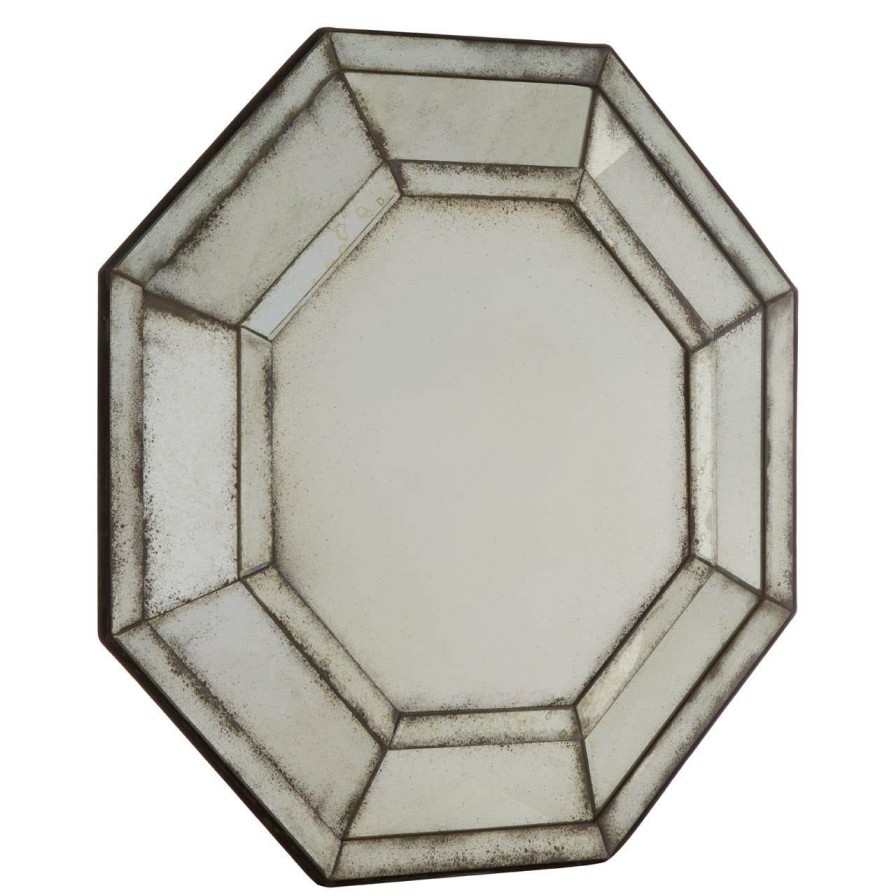 Bathe and Utility Fifty Five South Mirrors | Riza 3D Hexagonal Wall Mirror