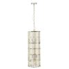 Accessories Fifty Five South Ceiling Lights | Karli Glass And Chrome Finish Vertical Light