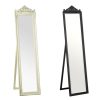 Bathe and Utility Premier Mirrors | Boudoir Cream And Gold Finish Standing Mirror