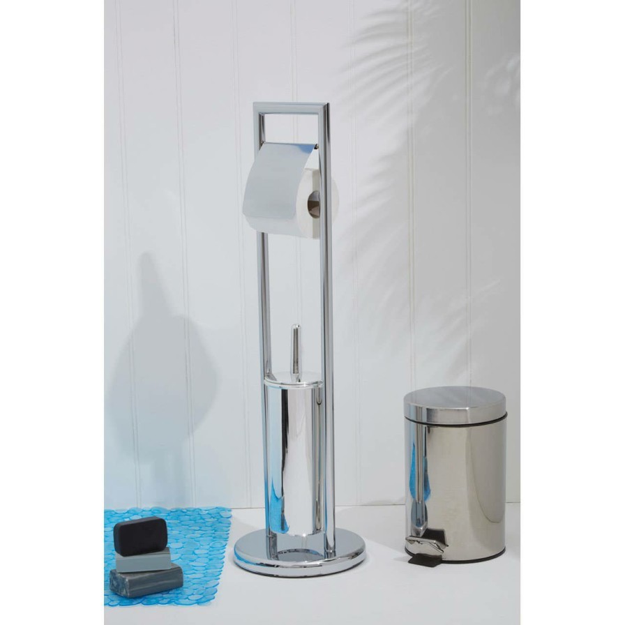 Bathe and Utility Premier Bathroom Accessories | Toilet Brush And Roll Large Holder