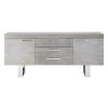 FURNITURE Fifty Five South Storage | Ulmus Grey Elm Wood Sideboard