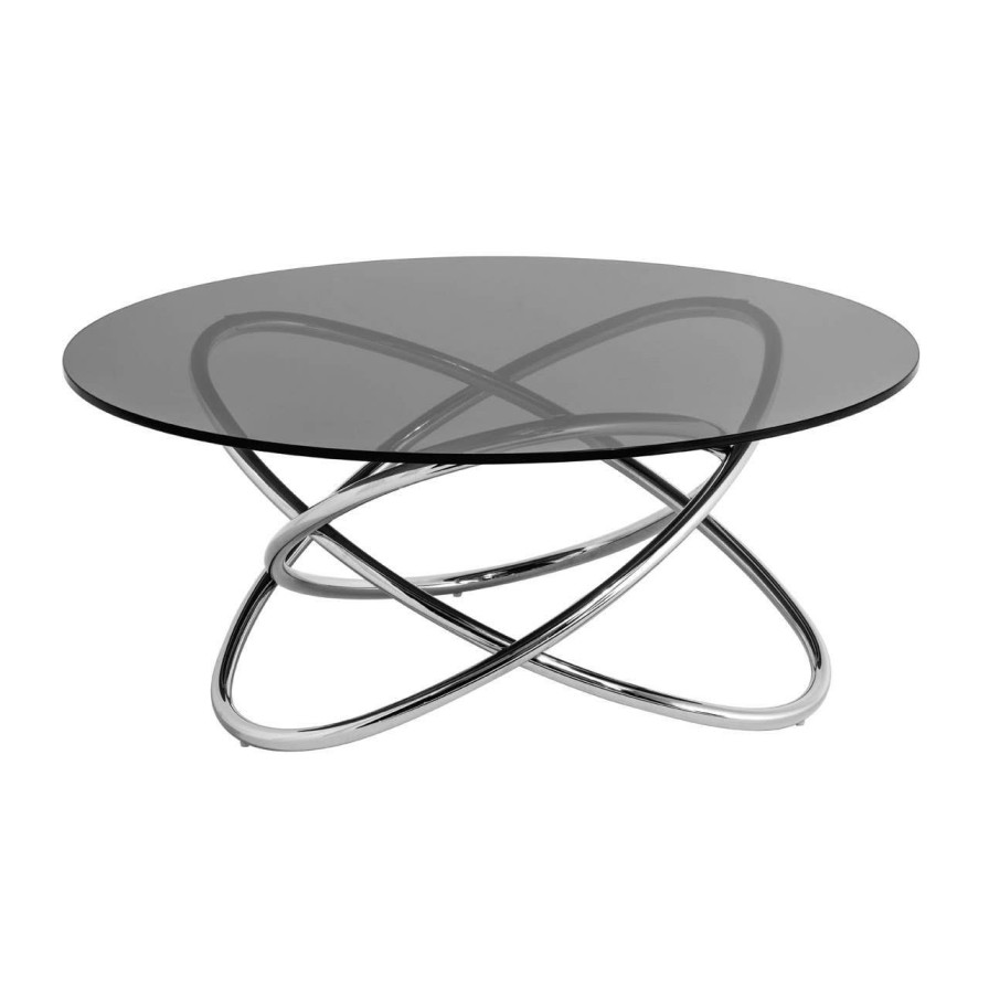 FURNITURE Premier Coffee Tables | Smoke Glass Top Coffee Table