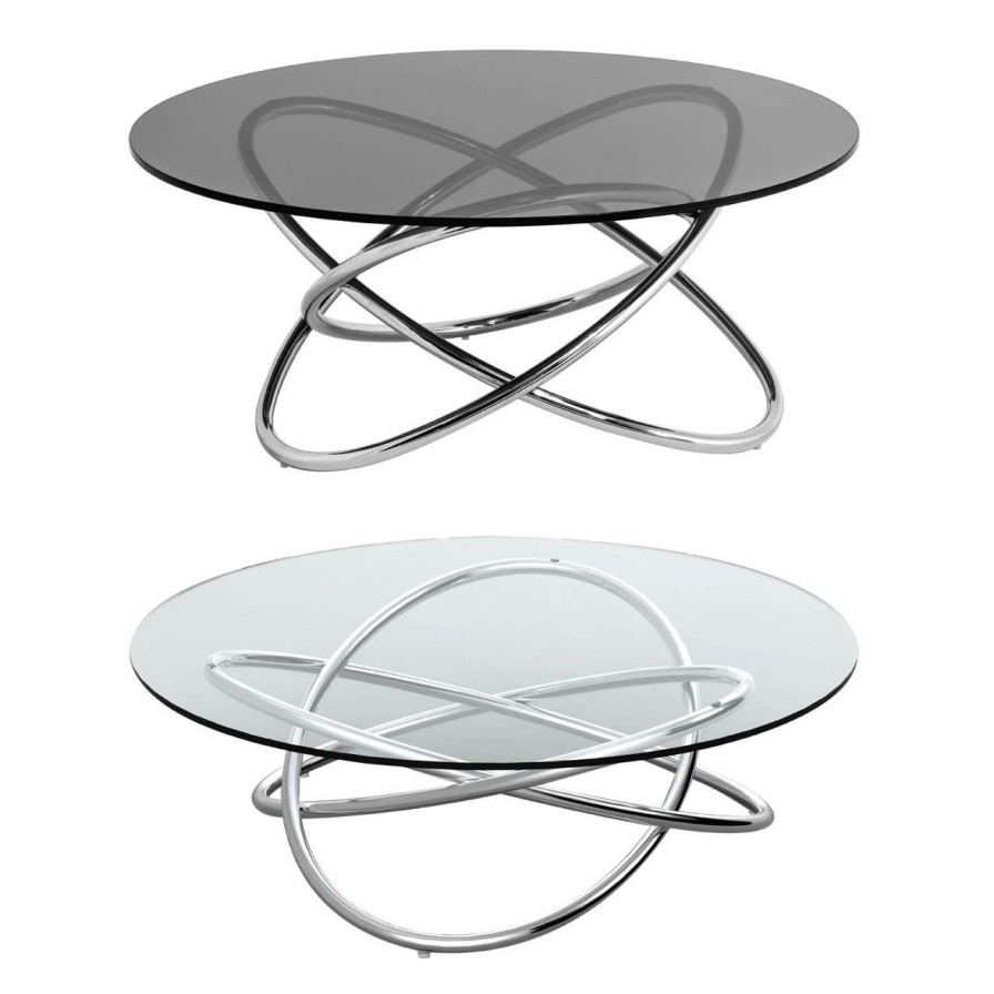 FURNITURE Premier Coffee Tables | Smoke Glass Top Coffee Table