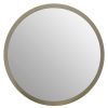 Bathe and Utility Premier Mirrors | Small Round Wall Mirror With Silver Frame