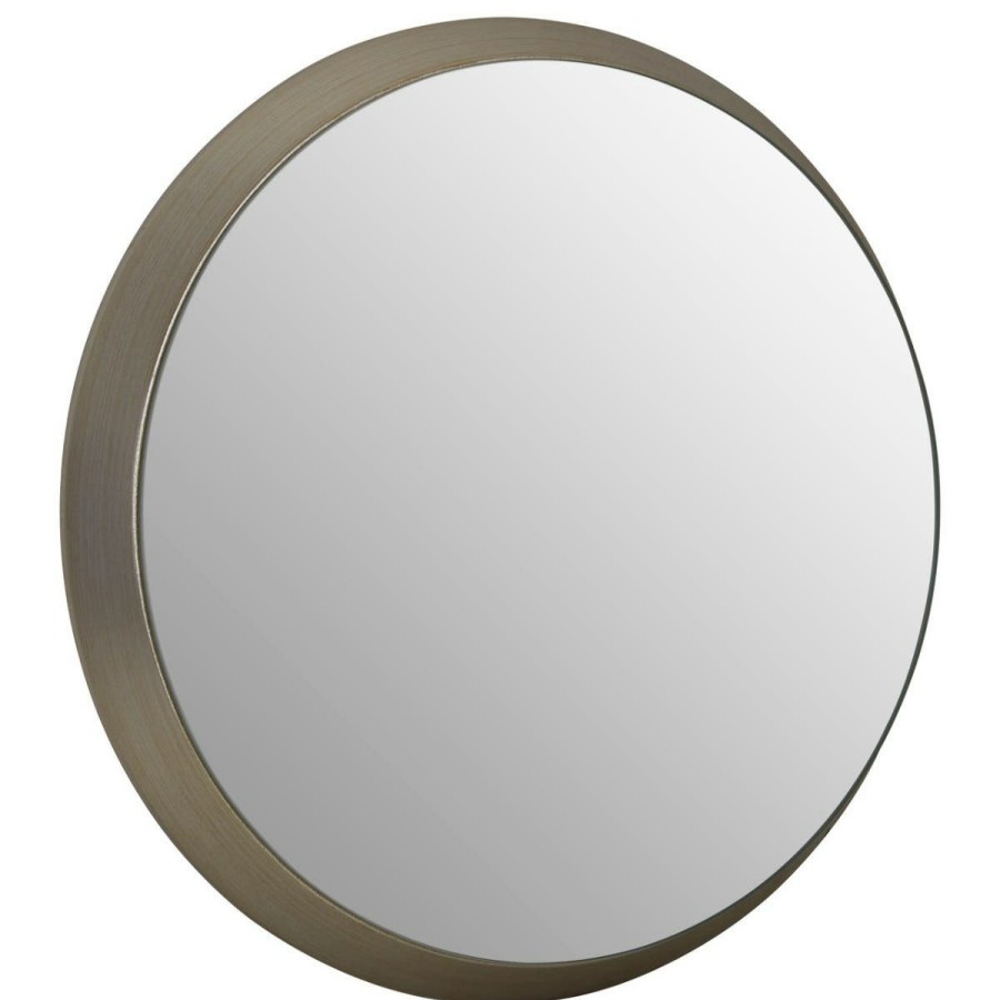 Bathe and Utility Premier Mirrors | Small Round Wall Mirror With Silver Frame