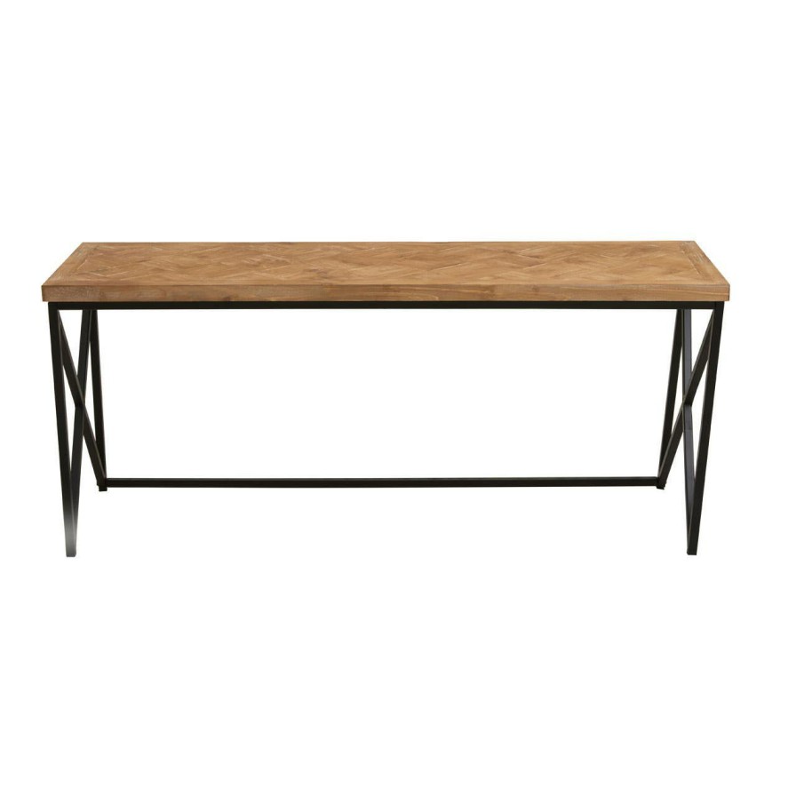 FURNITURE Premier Coffee Tables | Kickford Coffee Table With Black Iron Frame