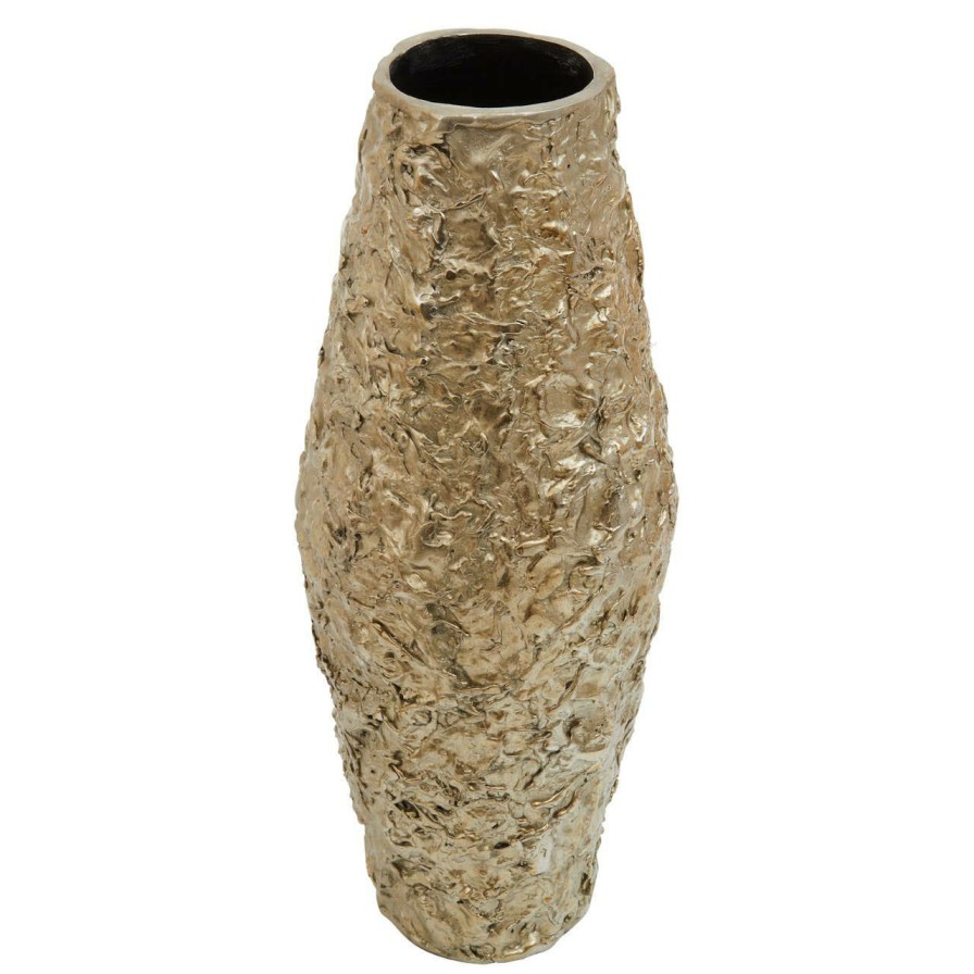 Accessories Fifty Five South Vases, Planters and Plant Stands | Akola Small Gold Vase