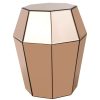 FURNITURE Fifty Five South Side Tables | Kensington Townhouse Rose Gold Finish Side Table