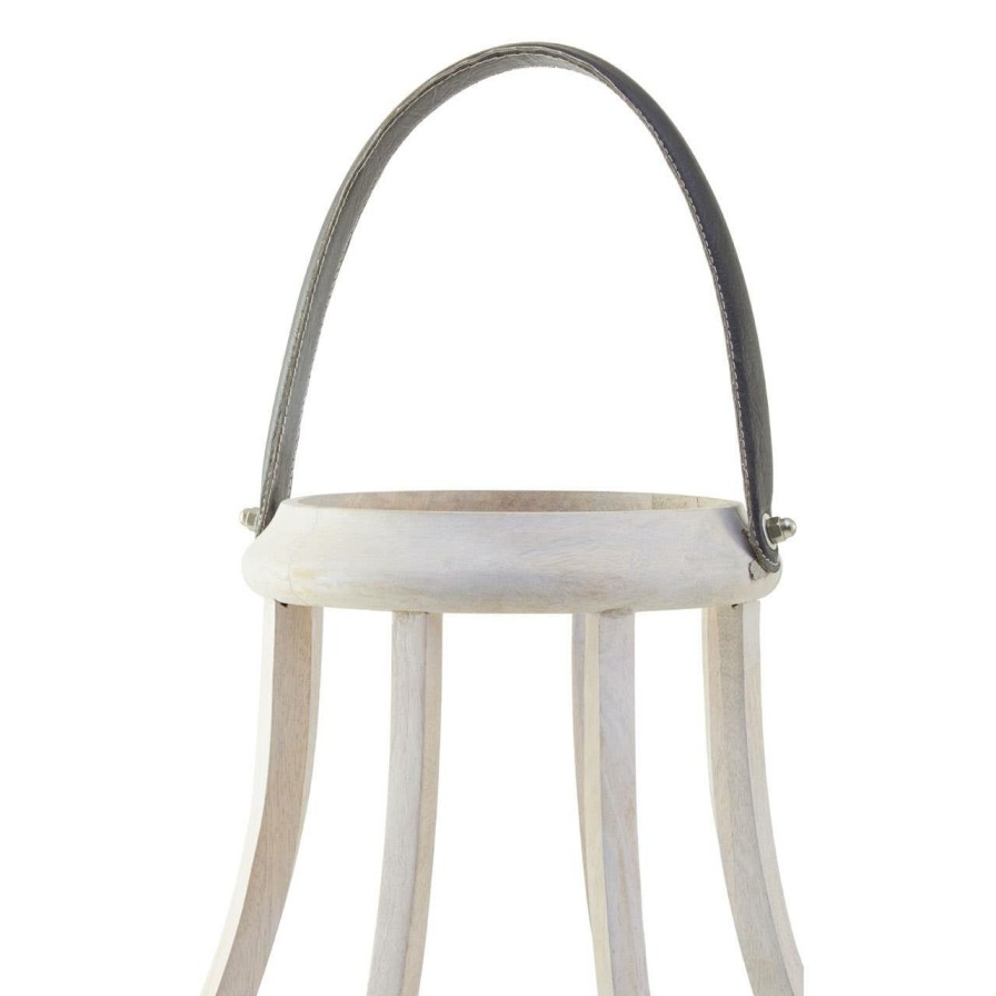 Accessories Fifty Five South Lanterns | Jain Curved Wood Lantern