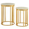 FURNITURE Fifty Five South Side Tables | Templar Set Of 2 Linear Design Side Tables