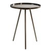 FURNITURE Premier Side Tables | Corra Black Iron Finish Side Table