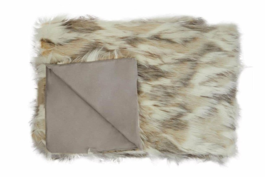 Accessories Bosie Throws and Blankets | Bosie Lamina Natural Throw