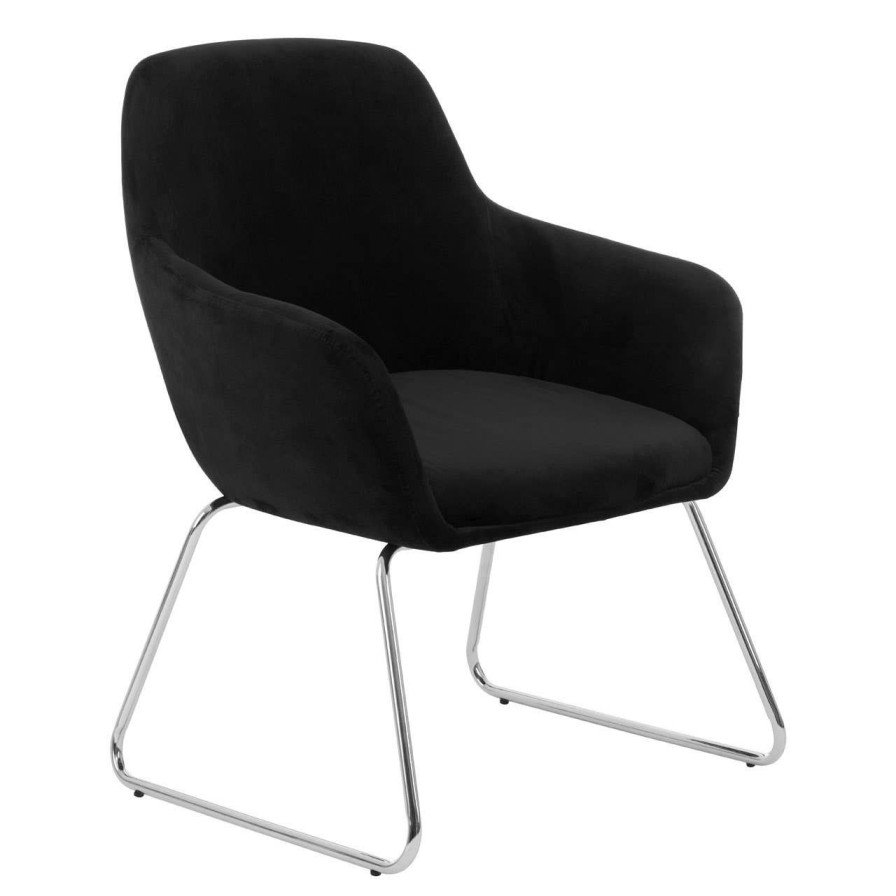 FURNITURE Premier Seating | Stockholm Black Fabric Chair