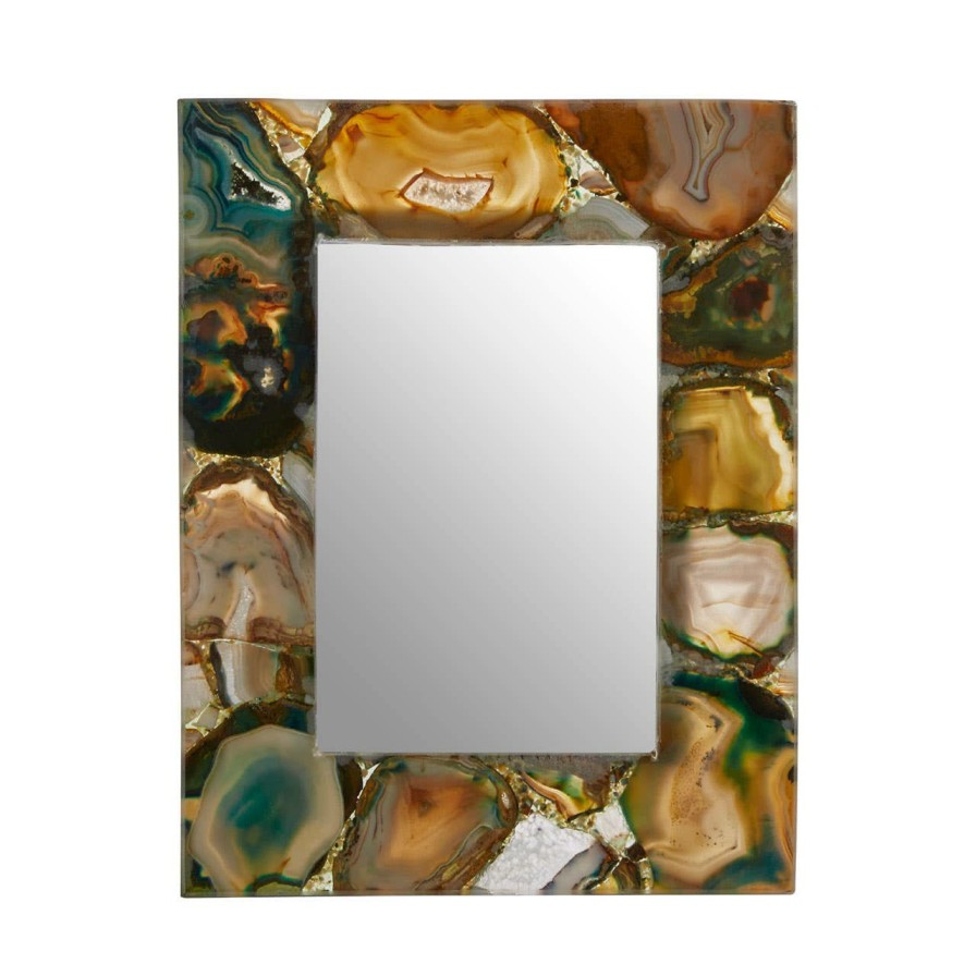 Accessories Fifty Five South Photo Frames | Bowerbird Large Green Agate Photo Frame