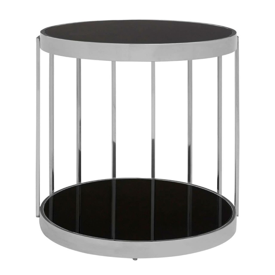 FURNITURE Fifty Five South Side Tables | Novo Silver Cage Design Side Table