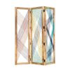 Accessories Fifty Five South Room Dividers | Fusion 3 Sections Multicoloured Room Divider