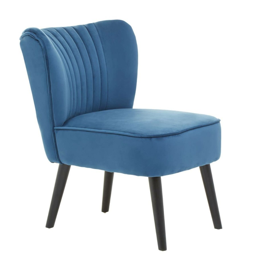 FURNITURE Premier Seating | Regents Park Blue Velvet Chair