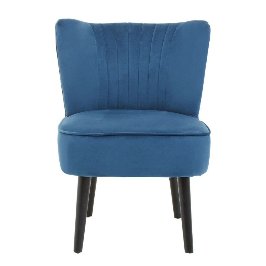 FURNITURE Premier Seating | Regents Park Blue Velvet Chair