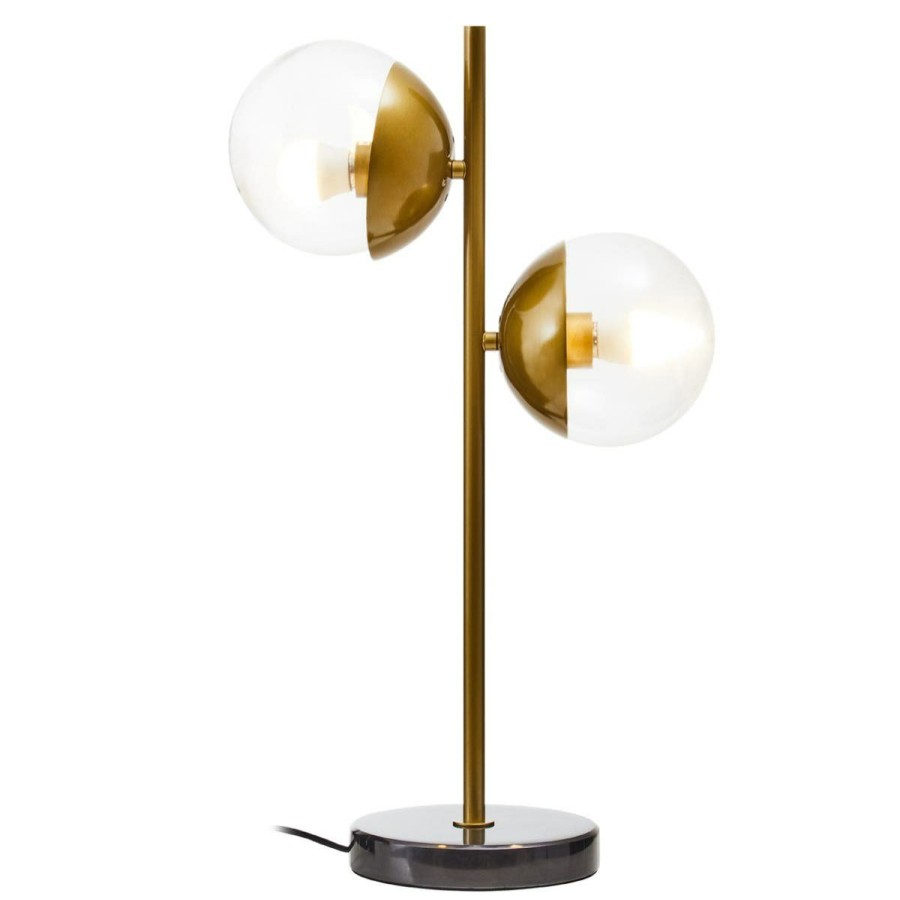 Accessories Premier Table Lamps | Revive Large Table Lamp With Black Marble Base