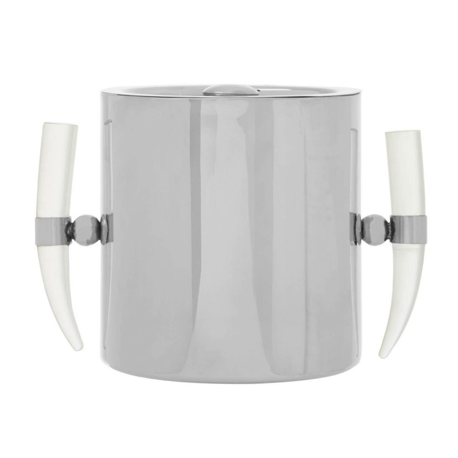 Kitchen and Dining Fifty Five South Ice Buckets | Herne Acrylic Horn Handle Ice Bucket