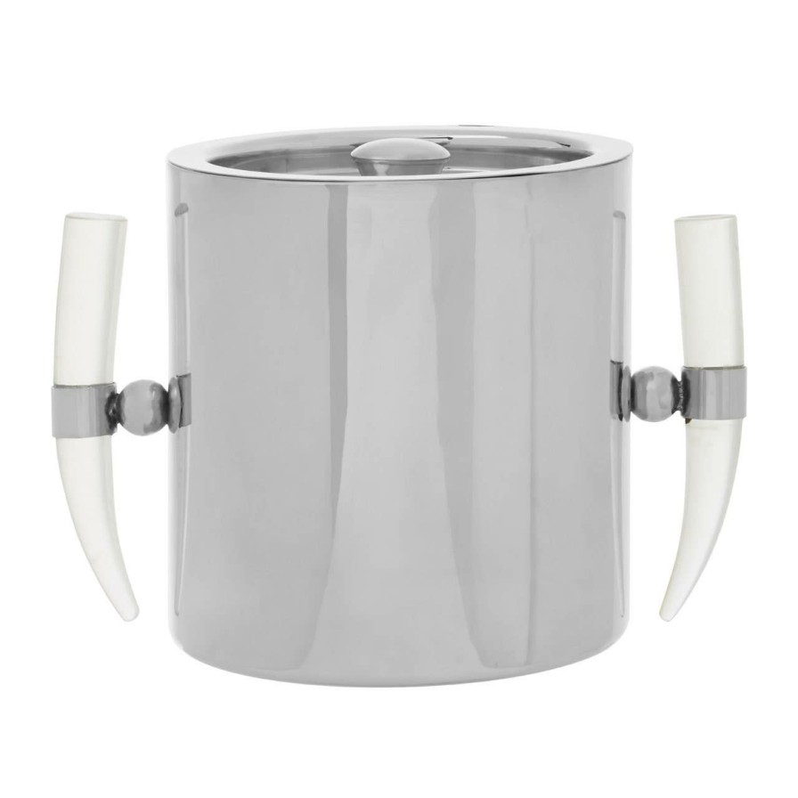 Kitchen and Dining Fifty Five South Ice Buckets | Herne Acrylic Horn Handle Ice Bucket