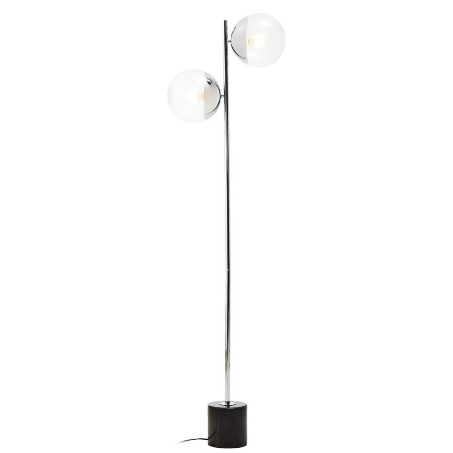 Accessories Premier Floor Lamps | Revive Silver Finish Metal Floor Lamp