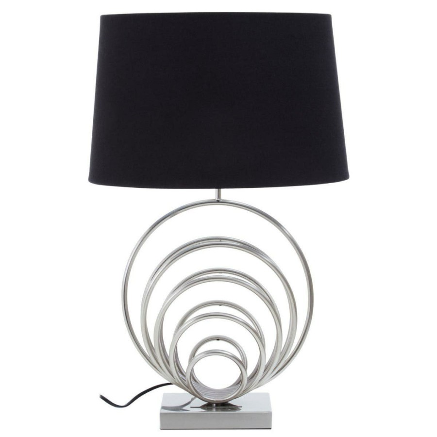 Accessories Fifty Five South Table Lamps | Zayda Brushed Chrome Sphere Table Lamp