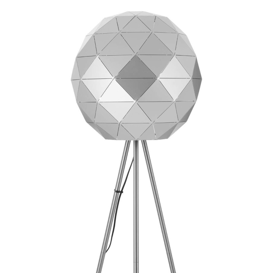 Accessories Fifty Five South Floor Lamps | Mateo Silver Finish Floor Lamp