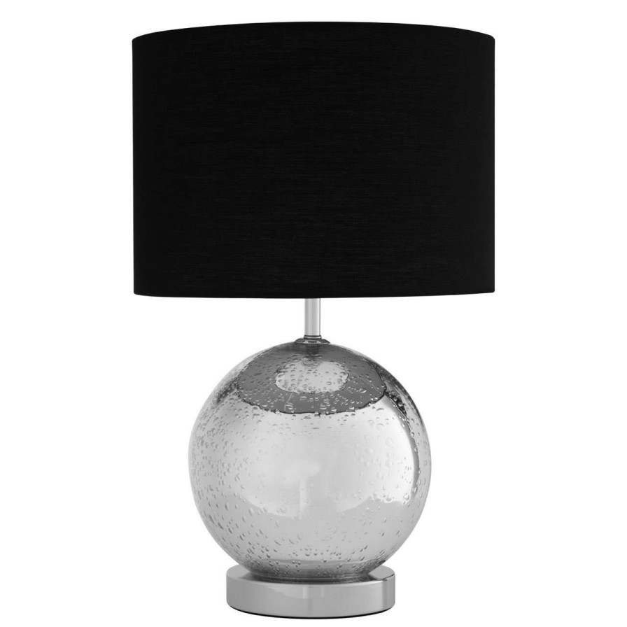 Accessories Premier Table Lamps | Naomi Black Fabric Shade Table Lamp