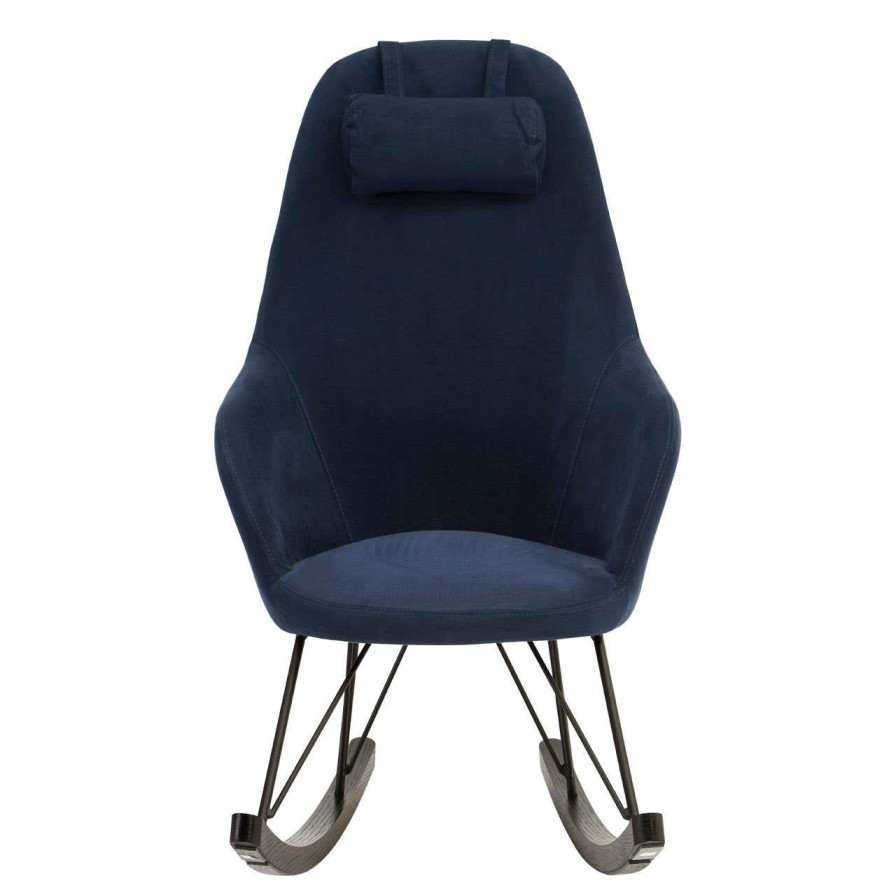 FURNITURE Premier Rocking Chairs | Kolding Blue Fabric Chair