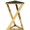 FURNITURE Fifty Five South Side Tables | Piermount Black And Gold End Table