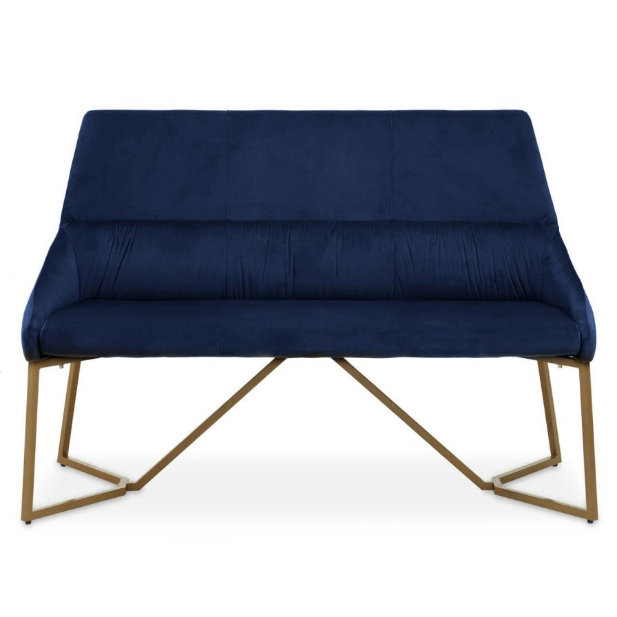 FURNITURE Fifty Five South Benches | Vieste Midnight Velvet Bench