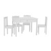 FURNITURE Premier Tables and Desks | Kids 5 Piece White Table And Chair Set