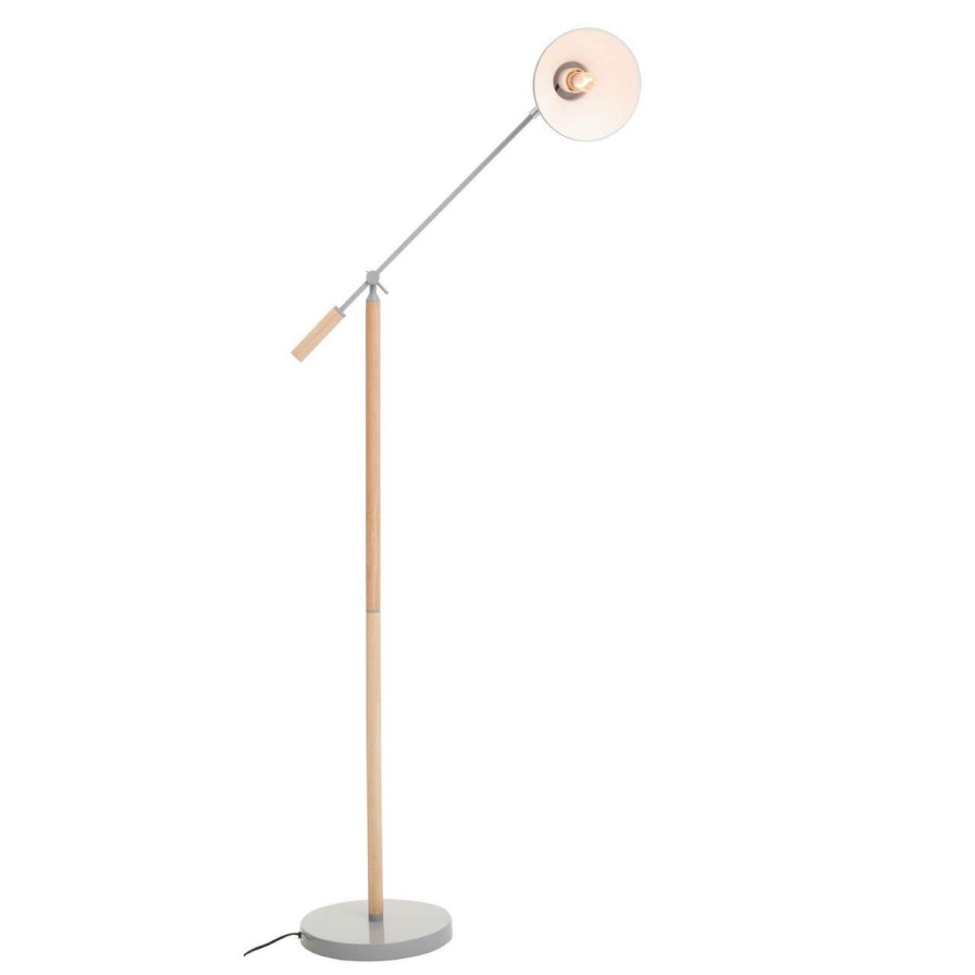 Accessories Premier Floor Lamps | Stockholm Matte Grey Floor Lamp