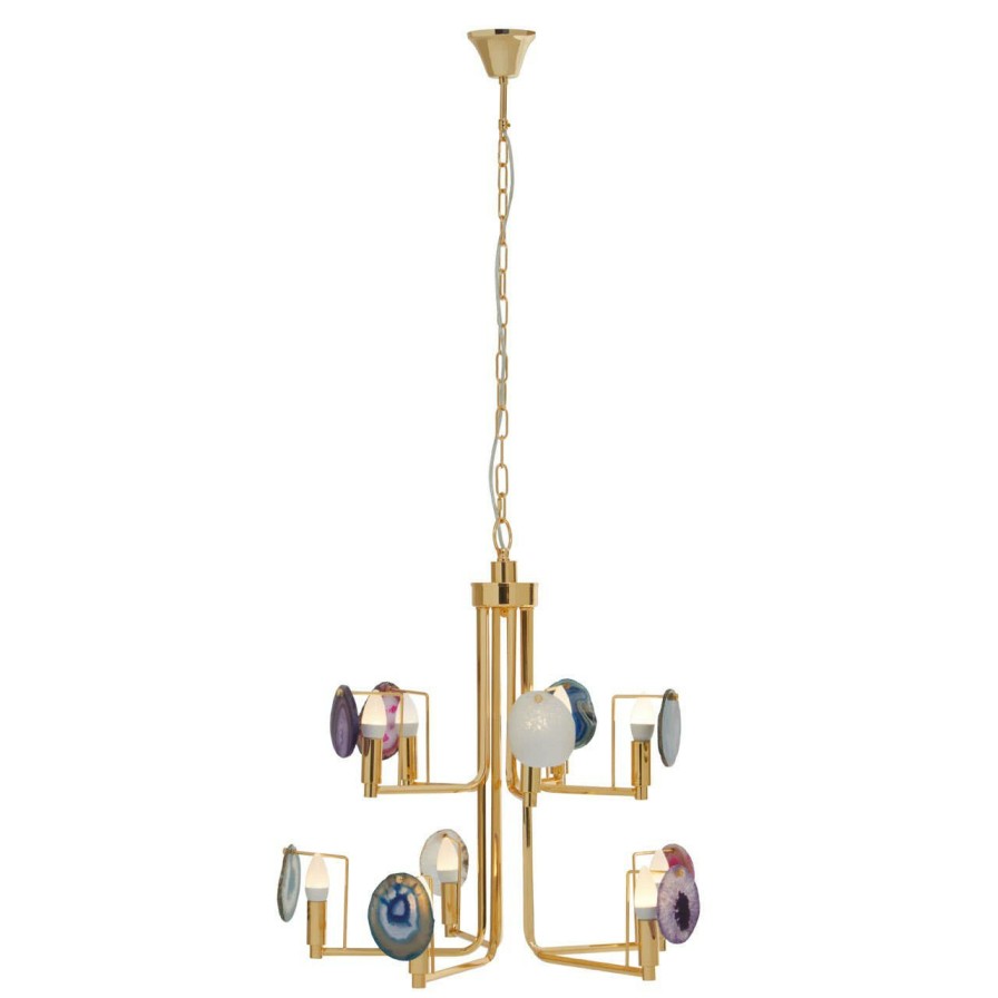 Accessories Fifty Five South Chandeliers | Glamour Ten Bulb Pendant Light