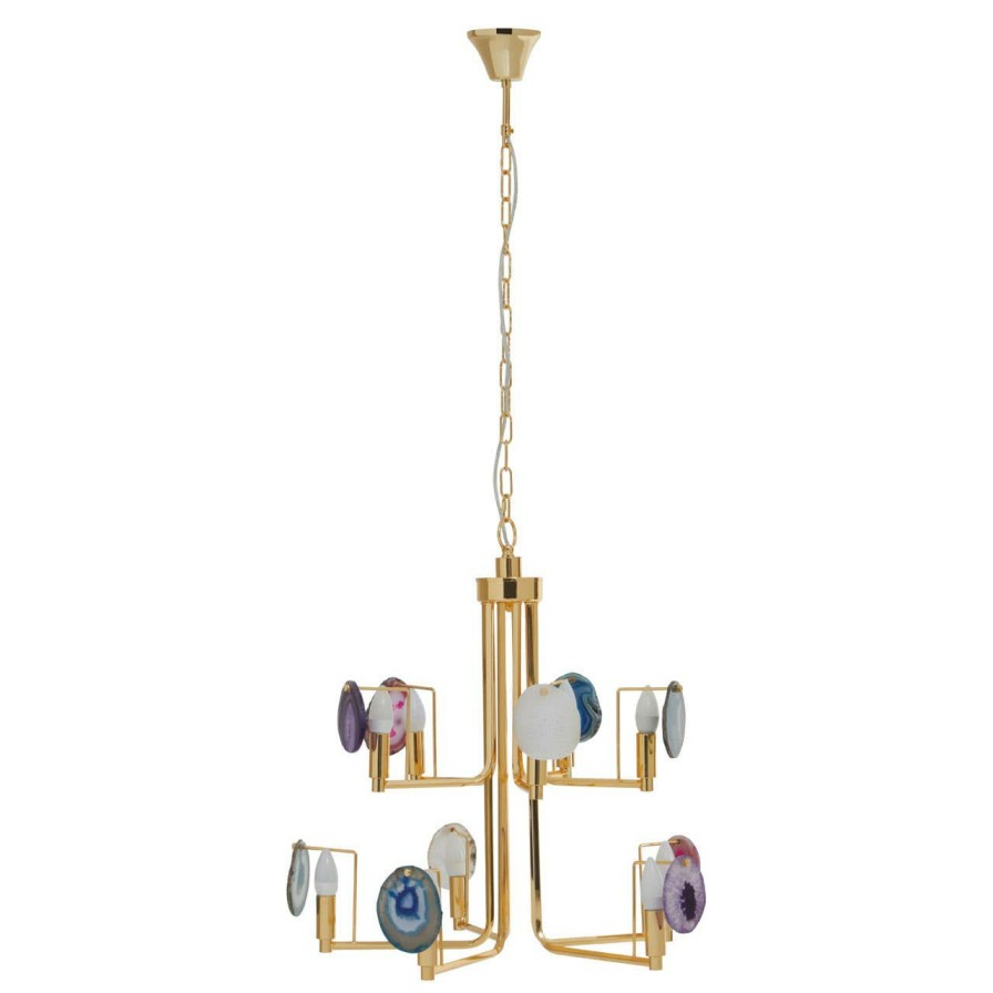 Accessories Fifty Five South Chandeliers | Glamour Ten Bulb Pendant Light