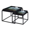 FURNITURE Premier Side Tables | Celina Set Of Two Nesting Tables Assorted Colour