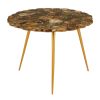 FURNITURE Fifty Five South Side Tables | Relic Low Side Table With Agate Stone Top