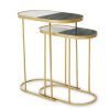 FURNITURE Fifty Five South Nesting Tables | Suar Nest Of Two Side Tables