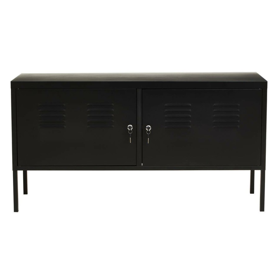 FURNITURE Premier Cabinets | Academy Two Door Black Locker