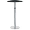 FURNITURE Premier Bar Tables | Black Tempered Glass Bar Table